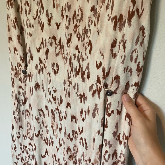 Free People Fake Love Leopard Print Open Back Mini Dress - Picture 5 of 9